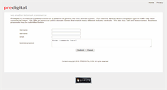 Desktop Screenshot of predigital.com